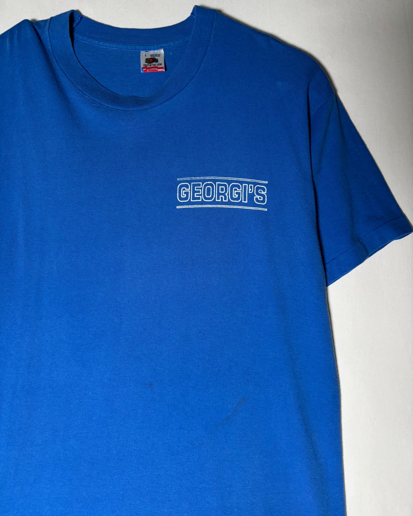 90s USA-Made 〈FRUIT OF THE LOOM〉 Print T-Shirt